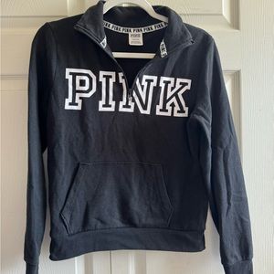 PINK half zip hoodie